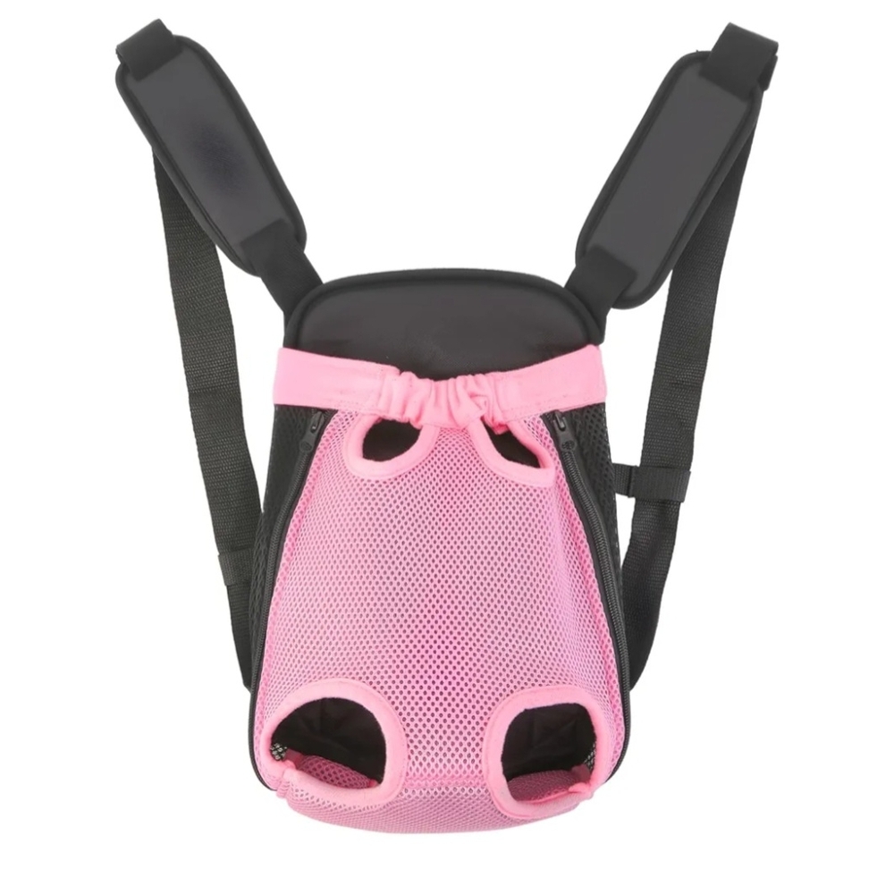 Pink and Black Pet Carrier Backpack